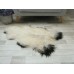 Cream & Black Real Sheepskin Rug Genuine Real Icelandic Sofa Floor Chair Throw G396
