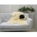 Sheep Rug Throw Genuine Real Cream Black Icelandic Single Sofa Floor Seat Pad Chair Cover G427