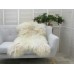 Sheep Rug Genuine Cream Icelandic Real Soft Dense Fur Natural Shaggy Rug Chair Sofa Floor Cover G432
