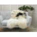 Sheep Rug Throw Genuine Real White Cream Black Icelandic Single Sofa Floor Seat Pad Chair Cover G456
