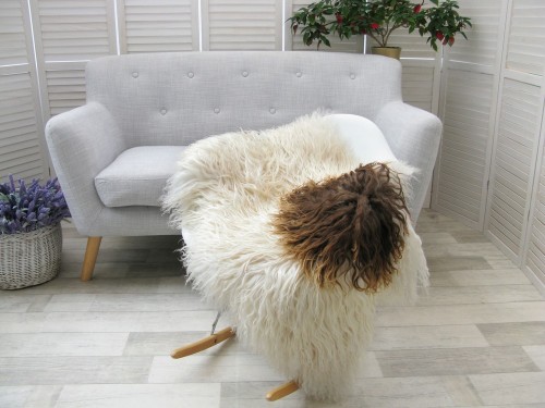 Curly Sheepskin Rug Genuine Soft Fluffy Natural Sheepskin Sofa Throw G460