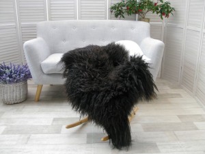 Curly Sheepskin Rug Genuine Soft Fluffy Natural Sheepskin Sofa Throw G465