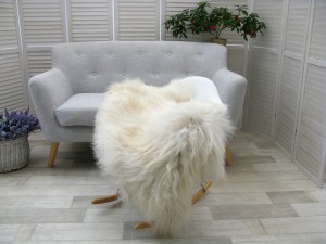 Sheepskin Rug Genuine Soft Fluffy Natural Sheepskin Sofa Throw G486