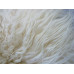 Cream Curly Mongolian Single Sheepskin Rug G600