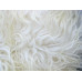 Cream Curly Mongolian Single Sheepskin Rug G609