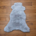 Mongolian Curly Sheepskin Rug Dyed Grey G322