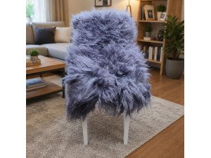 Grey Icelandic Sheepskin Rug G801
