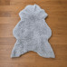 Mongolian Curly Sheepskin Rug Dyed Grey G802