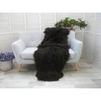 Real Icelandic Double Sheepskin Rug Hide Brown Black Natural Soft Sofa Bed Throw D40 Real Icelandic Double Sheepskin Rug Hide Brown Black Natural Soft Sofa Bed Throw D40