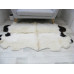 White Brown Quad Sheepskin Rug British Jacob Bed Throw Q82
