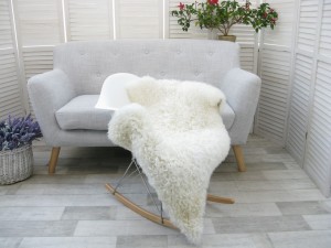 Curly Gotland sheepskin rug GOT430