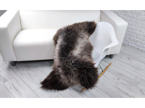 BROWN BRITISH HERDWICK SHEEPSKIN RUG J701 BROWN BRITISH HERDWICK SHEEPSKIN RUG J701