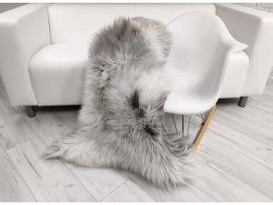 GREY BRITISH HERDWICK SHEEPSKIN RUG J702 GREY BRITISH HERDWICK SHEEPSKIN RUG J702