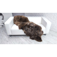 Real British Double Herdwick Sheepskin Rug D101