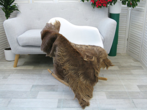 Genuine Greek Long Hair Goat Hide Go407