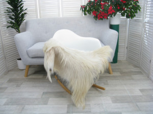 Genuine Greek Long Hair Goat Hide Go428