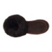 Brown Sheepskin Leather Slippers 